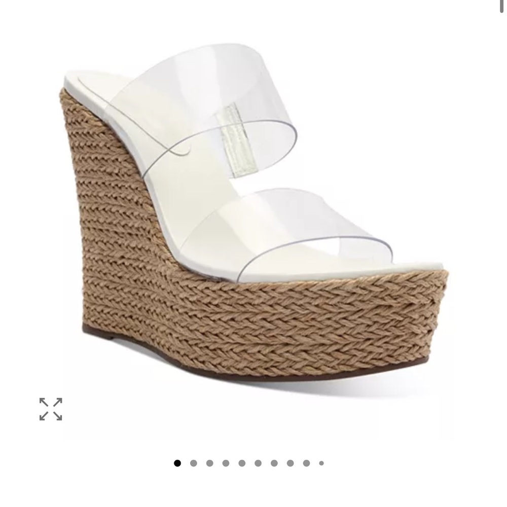 Schutz Arien Wedge fairly worn) size 5.5